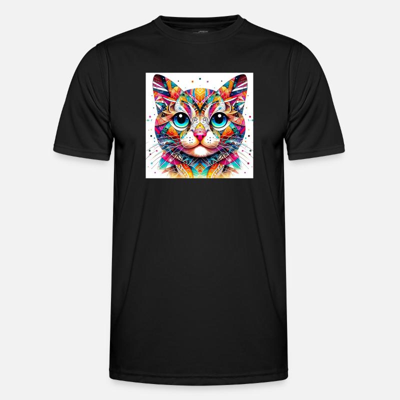 Cat - Men's Functional T-Shirt - black