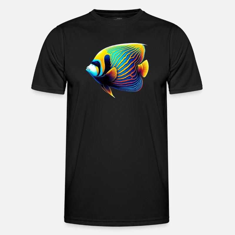 Kaiser-Engelsfisch Männer Funktions-T-Shirt