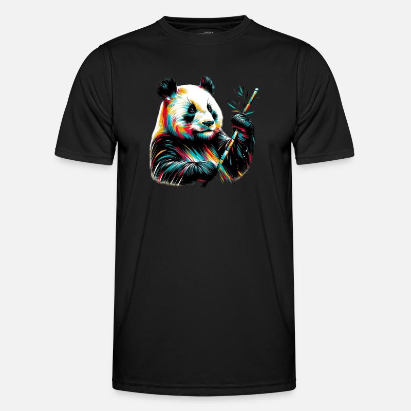 Panda - Men's Functional T-Shirt - black