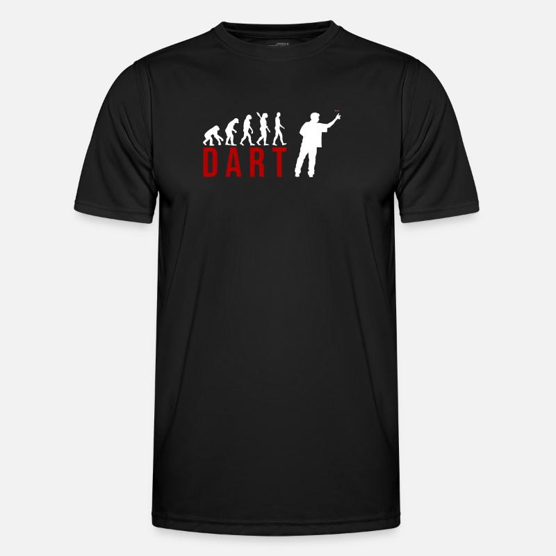 Ecolution Dart - Männer Funktions-T-Shirt - Schwarz