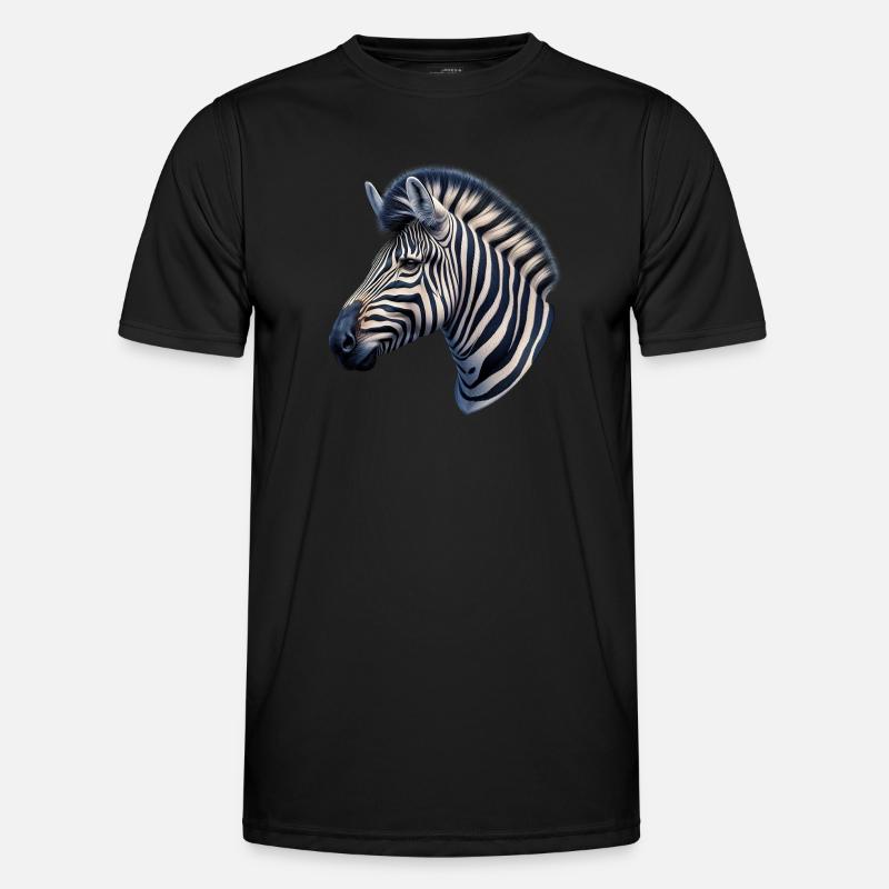 Zebra - Men's Functional T-Shirt - black