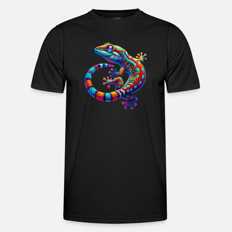 Gecko - Men's Functional T-Shirt - black