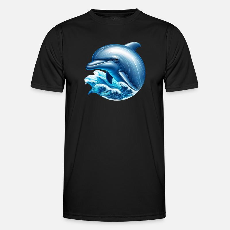Dolphin - Men's Functional T-Shirt - black