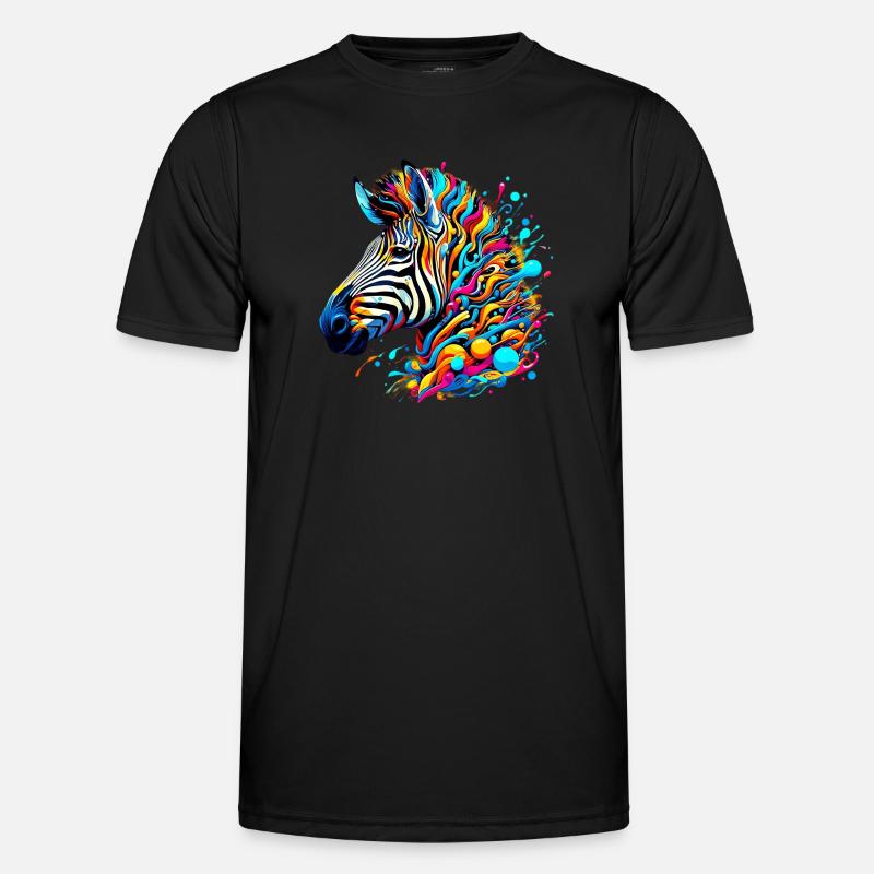 Zebra - Men's Functional T-Shirt - black
