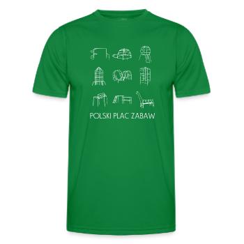 Plac Zabaw Poland - Männer Funktions-T-Shirt - Kelly Green - Vorne - AI Model Male 178 dark (178cm)