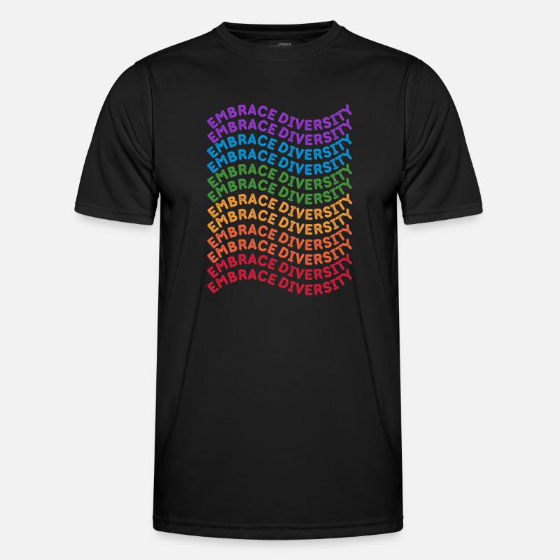 Lgbt. Embrace diversity Men's Functional T-Shirt