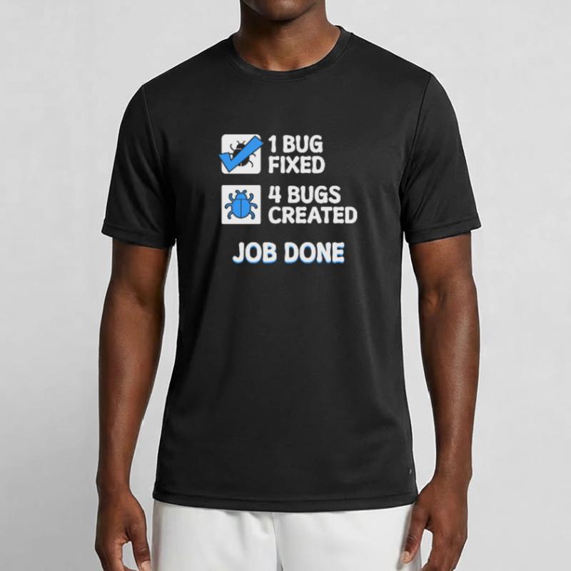 Correction de bugs Bugs de développeur Déclaration de code Informatique T-shirt sport Homme