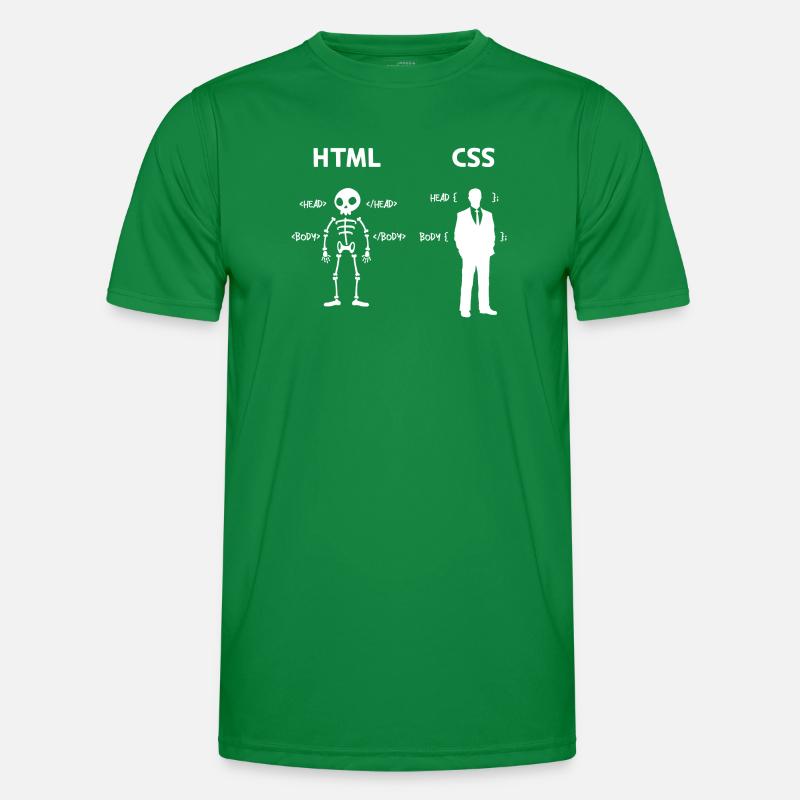Code Css C++ Php Java Développeur Code Scripting T-shirt sport Homme