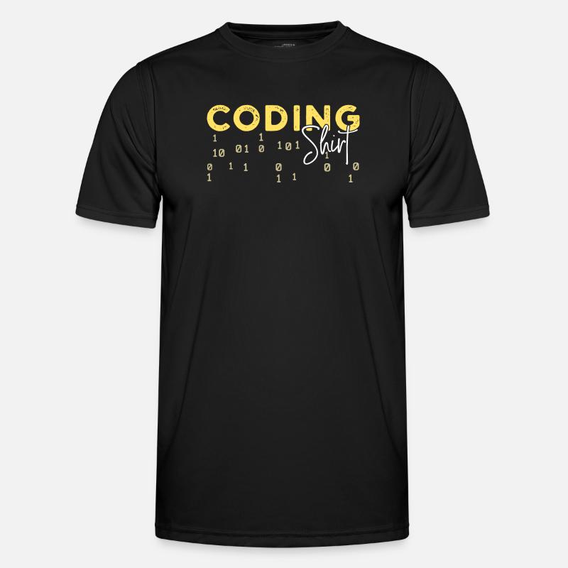Coden Statement Developer Programmer Scripting - Men's Functional T-Shirt - black