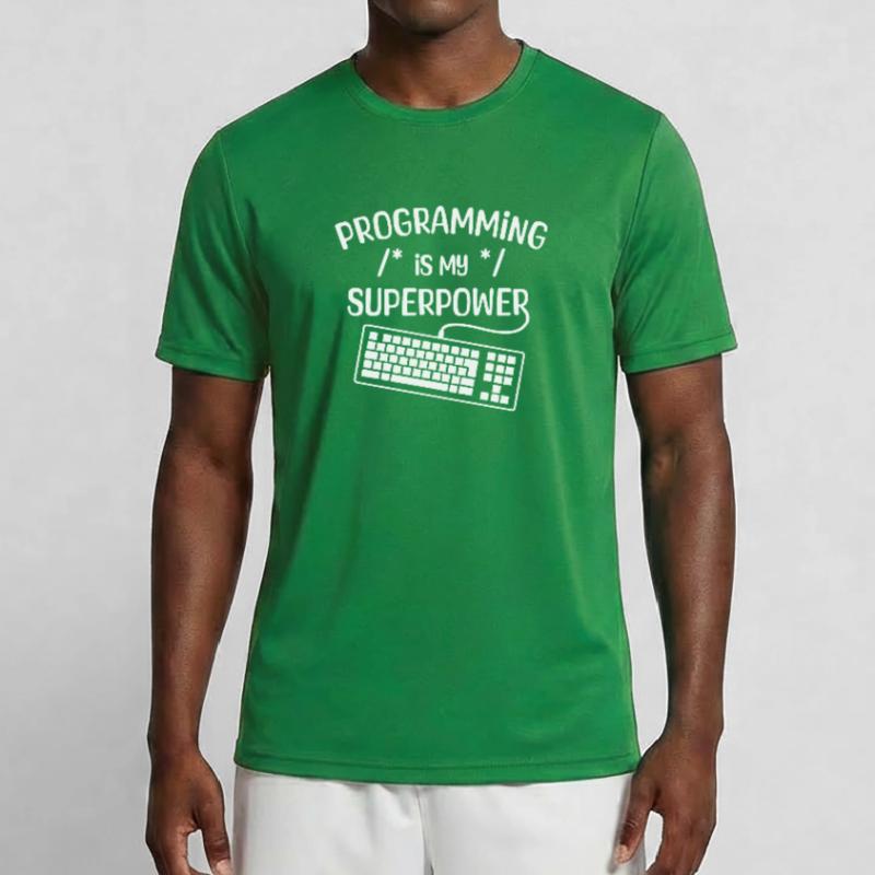Computerfreak Developer Statement Coden Informatik Männer Funktions-T-Shirt