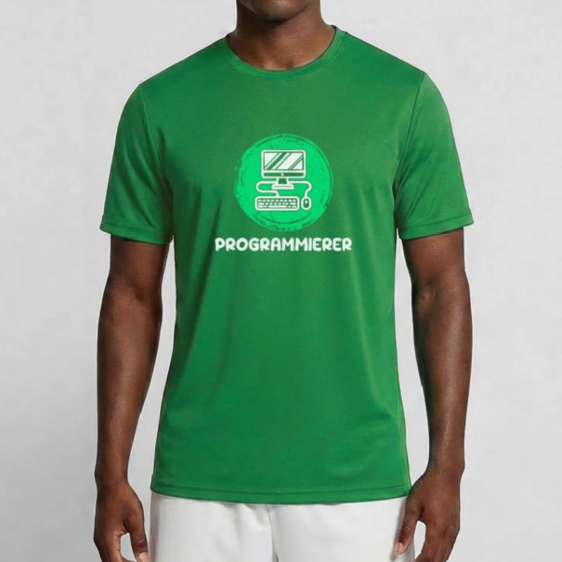Computer Freak Scripting Developer Programmer Men's Functional T-Shirt