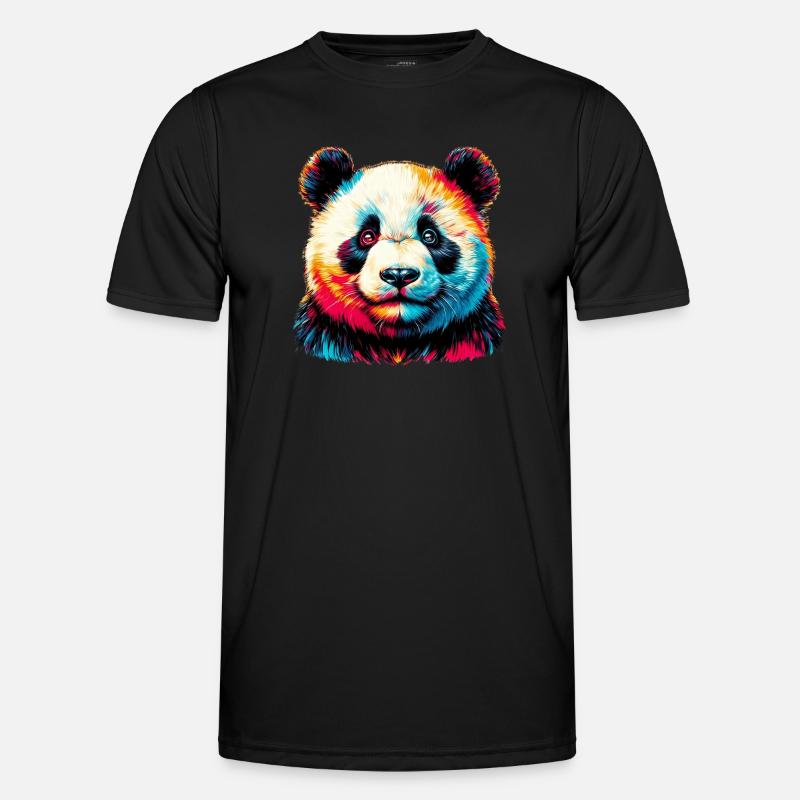 Panda - Men's Functional T-Shirt - black
