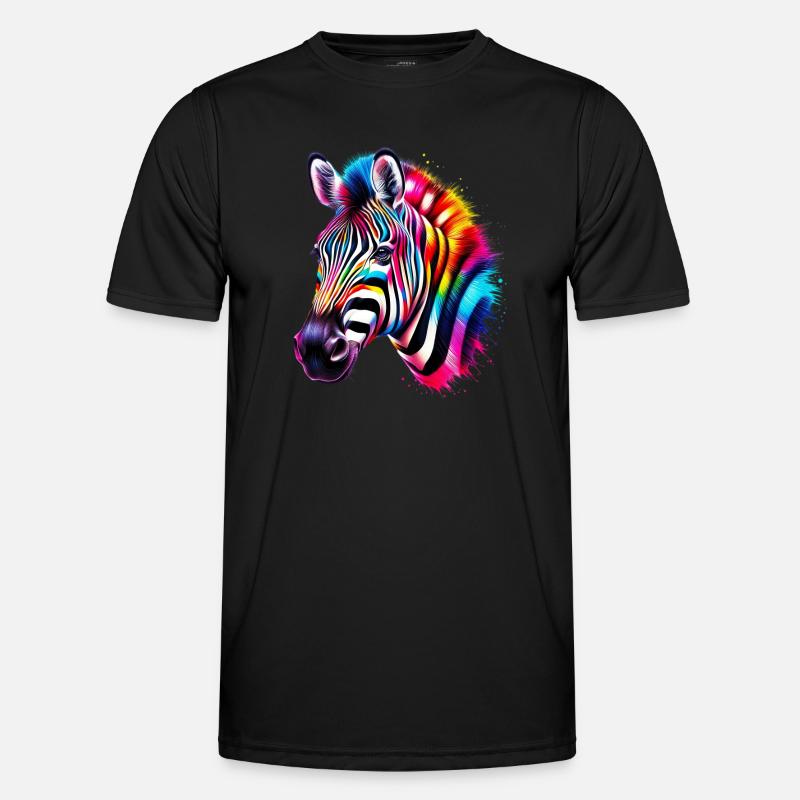Zebra - Men's Functional T-Shirt - black