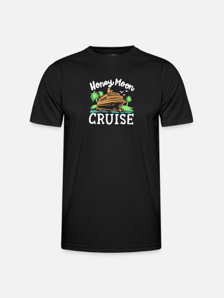 Flitterwochen Kreuzfahrt Urlaub - Männer Funktions-T-Shirt - Schwarz