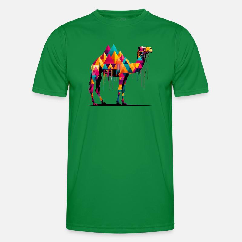 Kamel Männer Funktions-T-Shirt