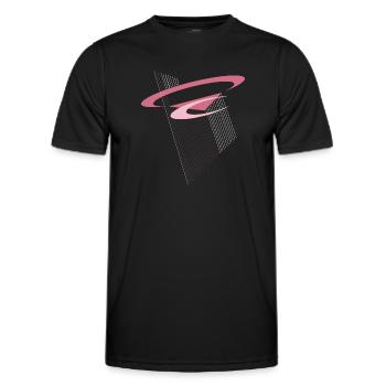 Flotter de la modernité - T-shirt sport Homme - noir - Devant - AI Model Male 178 dark (178cm)