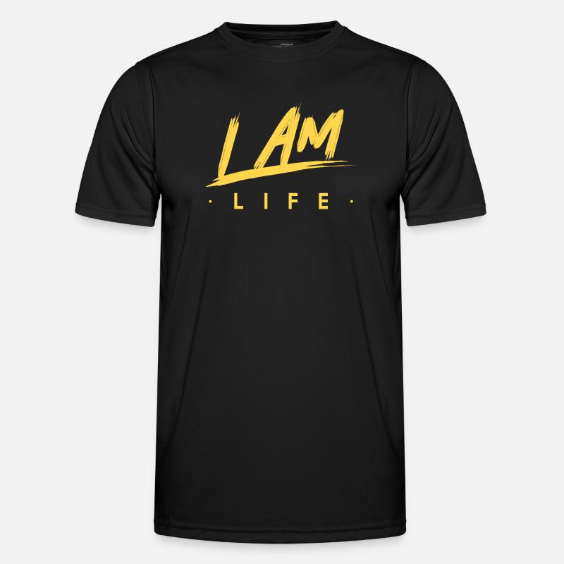 Ich bin das Leben Zen Motivation Männer Funktions-T-Shirt