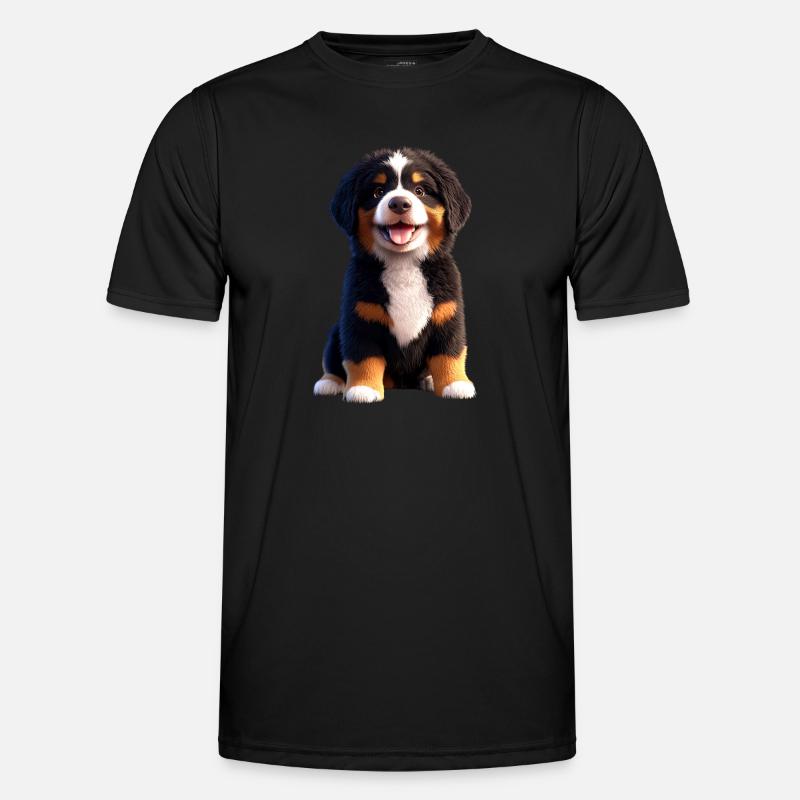 Bouvier bernois Chiens mignons Bouvier suisse T-shirt sport Homme