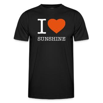J’AIME LE SOLEIL SOLEIL - T-shirt sport Homme - noir - Devant - AI Model Male 178 dark (178cm)