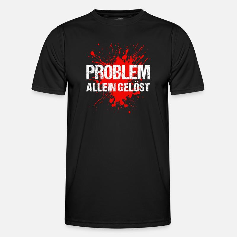 Problem gelöst Männer Funktions-T-Shirt