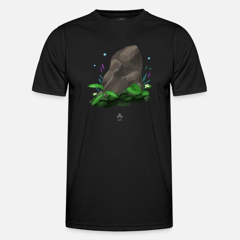Runes Stone Männer Funktions-T-Shirt