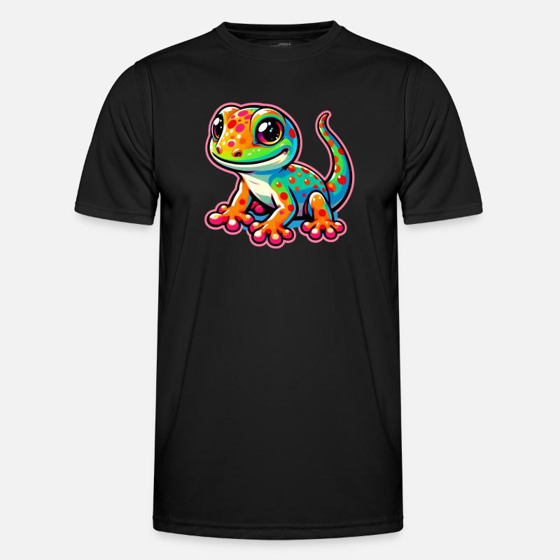 Gecko - Men's Functional T-Shirt - black