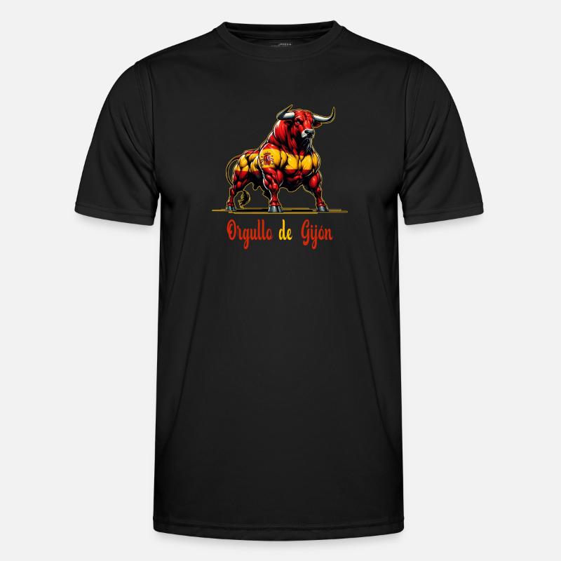 Le design du drapeau de Pride Gijón T-shirt sport Homme