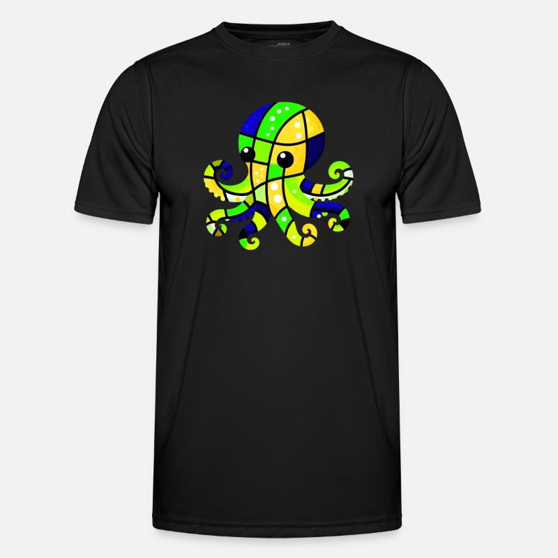 Octopus - Men's Functional T-Shirt - black