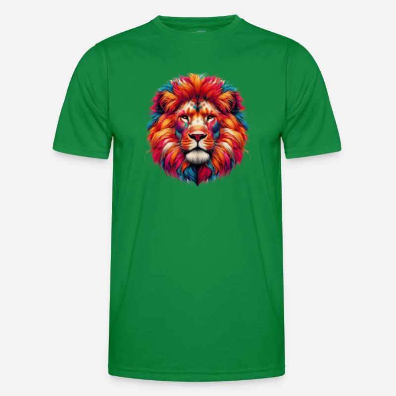 Löwe Männer Funktions-T-Shirt
