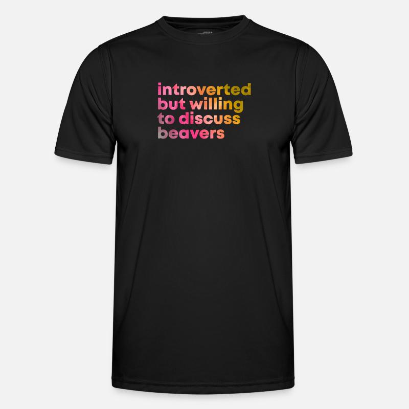 Bæver - Funktionsshirt til herrer - sort
