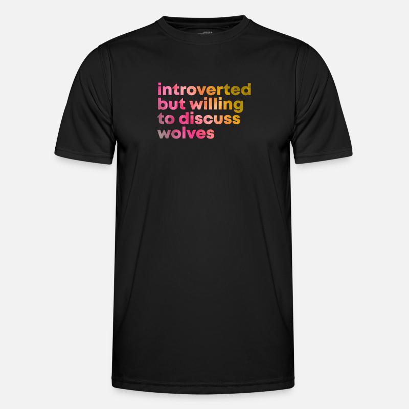 Wolf Männer Funktions-T-Shirt