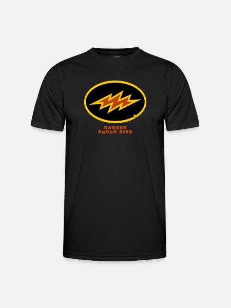 shock risk - Men's Functional T-Shirt - black