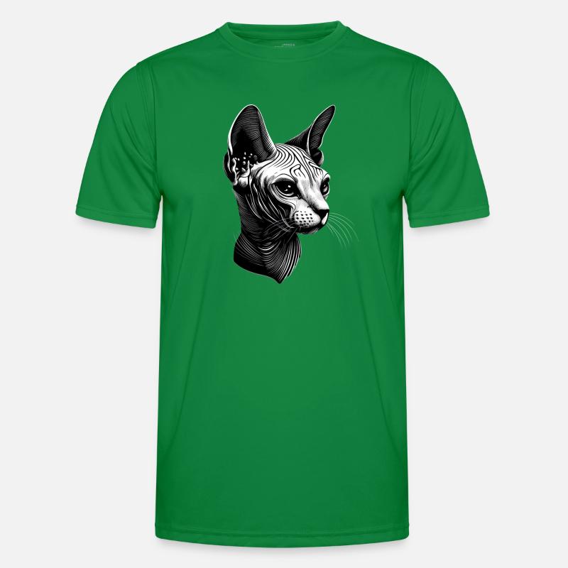Chat Sphynx Chat Sphynx Chat Canadien Mignon Sphinx T-shirt sport Homme