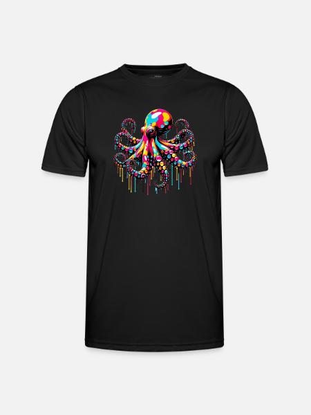 Octopus - Men's Functional T-Shirt - black