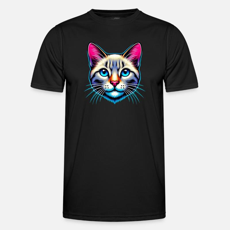 Cat - Men's Functional T-Shirt - black