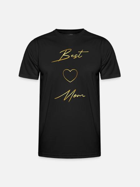 Best Mom gold Design - Men's Functional T-Shirt - black