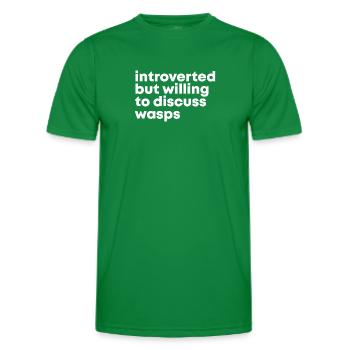 Wasp - Men's Functional T-Shirt - kelly green - Front - AI Model Male 178 dark (178cm)