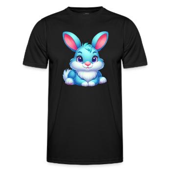 Rabbit - Men's Functional T-Shirt - black - Front - AI Model Male 178 dark (178cm)