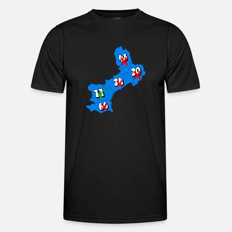 Région Languedoc Roussillon T-shirt sport Homme