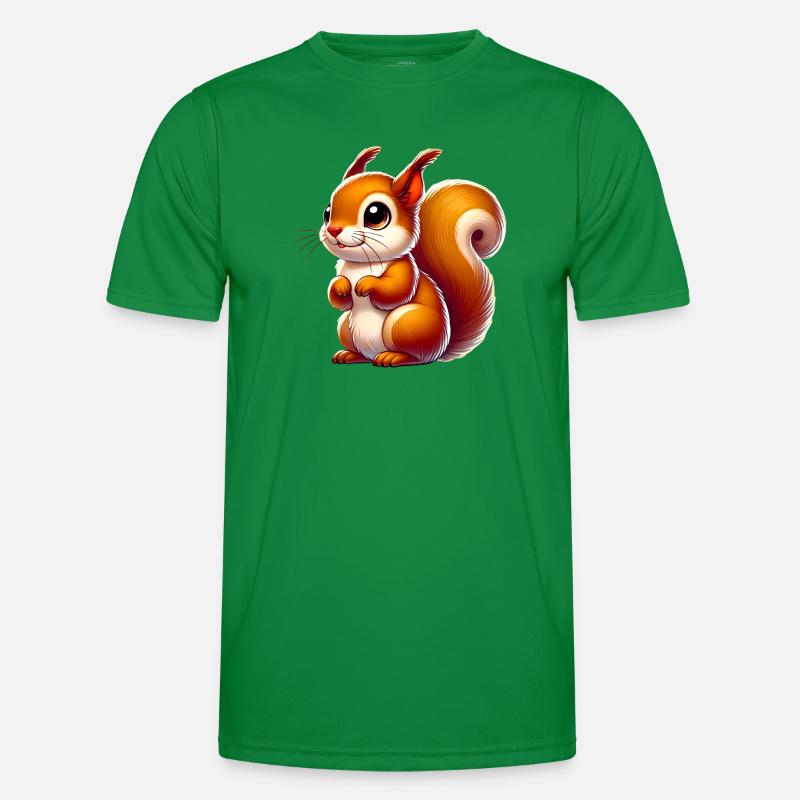 Eichhörnchen Männer Funktions-T-Shirt