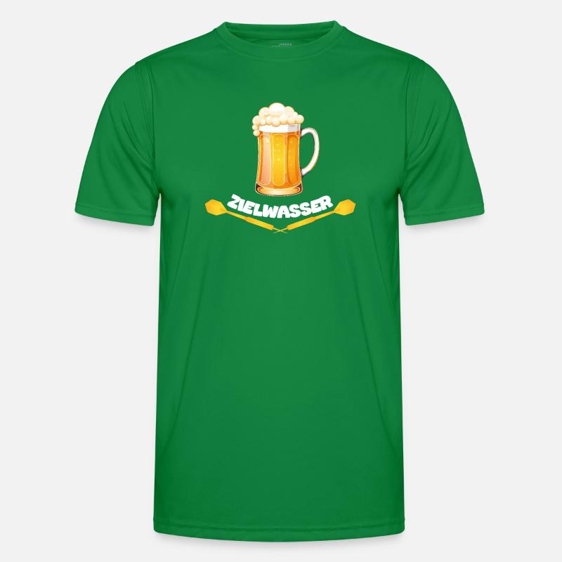 Fléchettes cible eau bière chope fléchettes T-shirt sport Homme