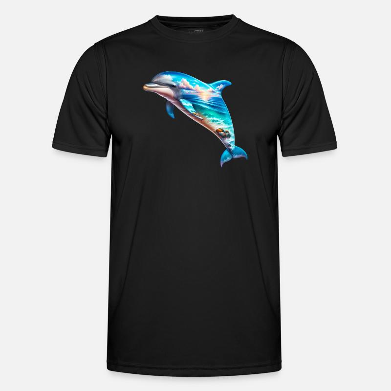 Delfin Männer Funktions-T-Shirt