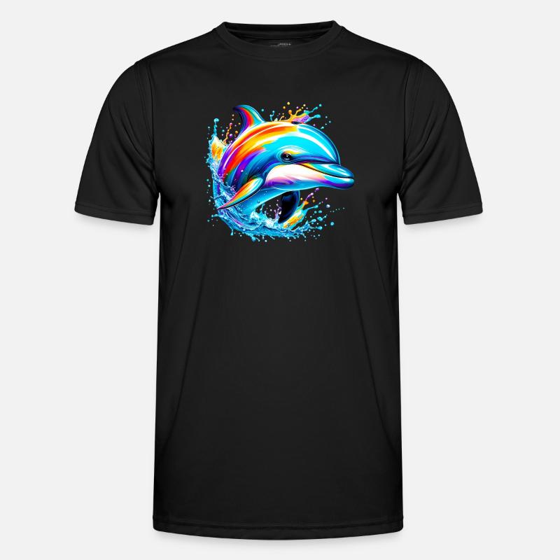 Delfin Männer Funktions-T-Shirt