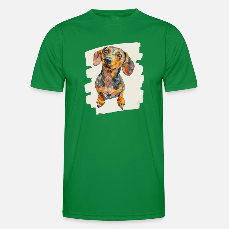 Dackel Männer Funktions-T-Shirt