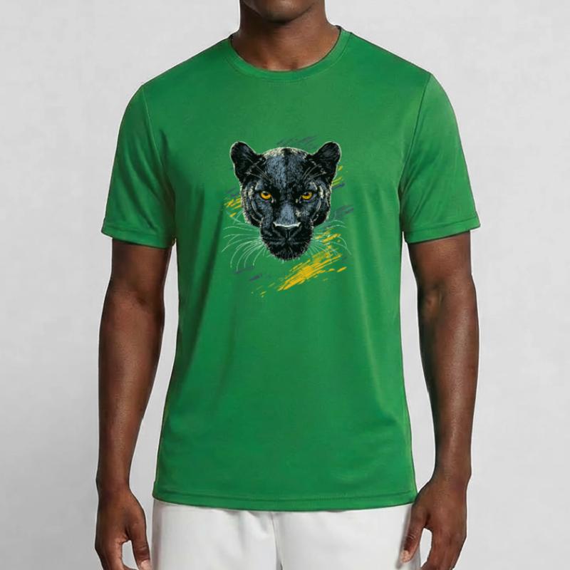 Panthère Léopard Grand Chat Mignon Gros Chat Panter T-shirt sport Homme