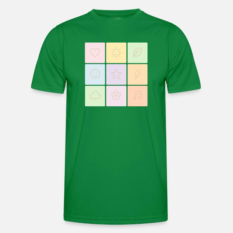 Pastel Bento Vibes Männer Funktions-T-Shirt