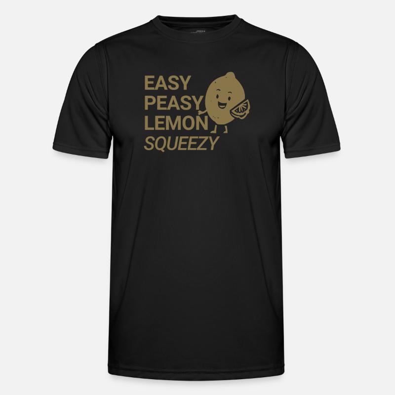 Easy Peasy Lemon Squeezy Men's Functional T-Shirt