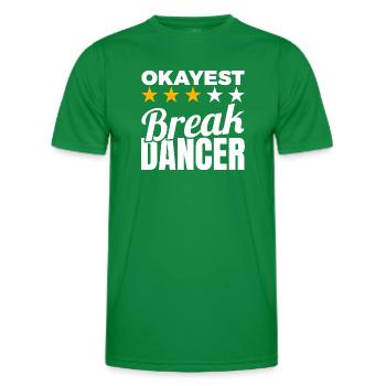 Garçon B moyen - T-shirt sport Homme - vert - Devant - AI Model Male 178 dark (178cm)