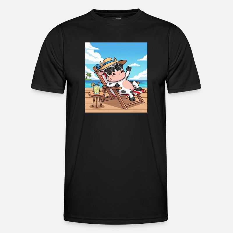 vache cool T-shirt sport Homme