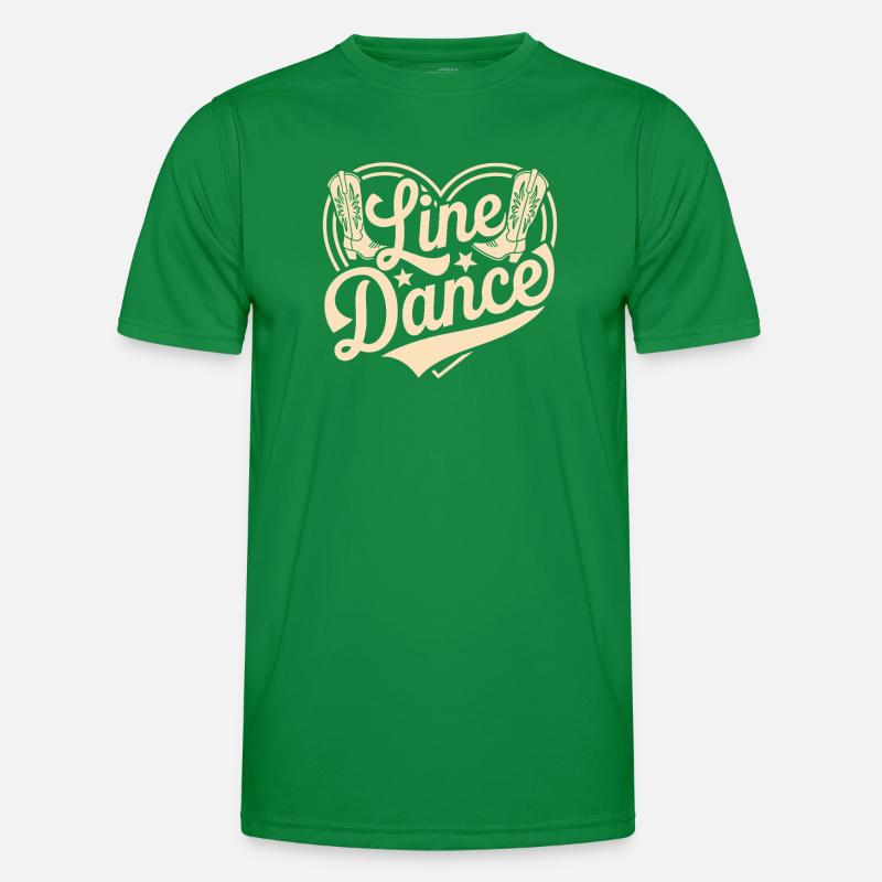 Line Dance Men's Functional T-Shirt